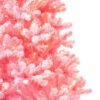 7.5' Duchess Pink Flock Artificial Christmas Tree with 600 Warm White LED Lights