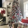 7.5' King Flock® Tree Unlit - OPEN BOX - FINAL SALE