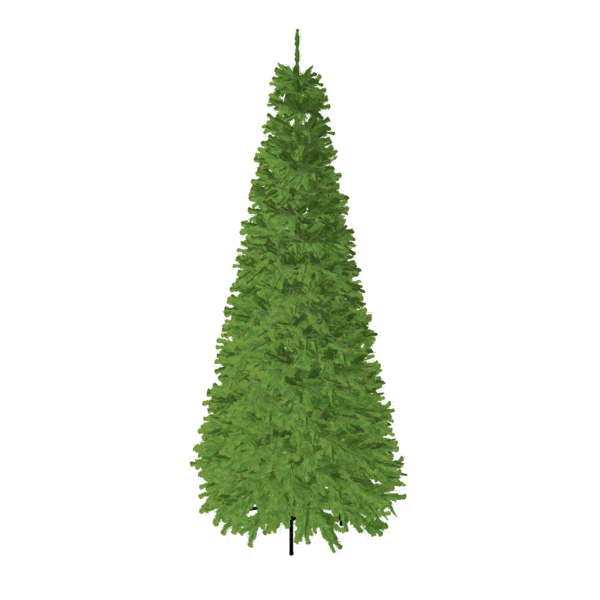 9' Royal Fir Slim Artificial Christmas Tree Unlit