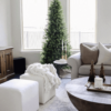 10' Royal Fir Slim Artificial Christmas Tree with 1100 Warm White & Multi-Color LED Lights