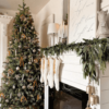 10' Royal Fir Slim Artificial Christmas Tree with 1100 Warm White & Multi-Color LED Lights