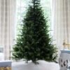 9' Scarlet Fir Artificial Christmas Tree with 1000 Warm White LED Lights