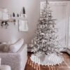 7' King Noble Flock Tree Unlit - OPEN BOX - FINAL SALE